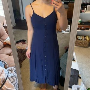 Navy MIDI Dress